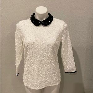 Elegant vintage style blouse